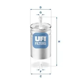 Топливный фильтр UFI 31.611.00
