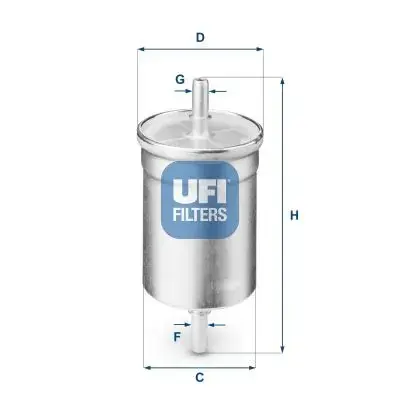 Паливний (топливный) фільтр UFI 31.710.00 (фото 1)