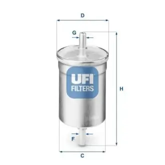 Паливний (топливный) фільтр UFI 31.710.00