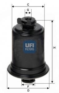 Паливний (топливный) фільтр ufi 3172500