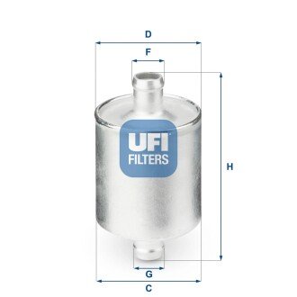 Топливный фильтр ufi 31.836.00 на Опель Корса д