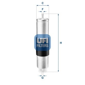 Топливный фильтр ufi 31.839.00