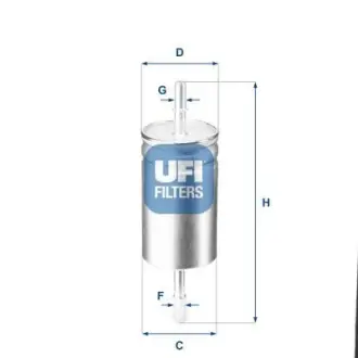 Топливный фильтр UFI 31.842.00