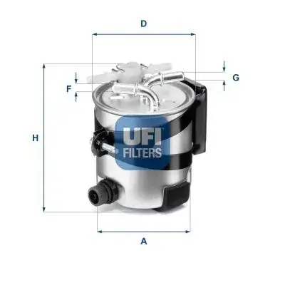 Топливный фильтр UFI 55.418.00