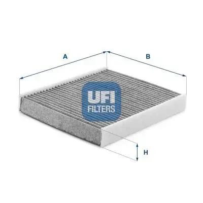 Вугільний фільтр салону UFI 54.331.00 (фото 1)