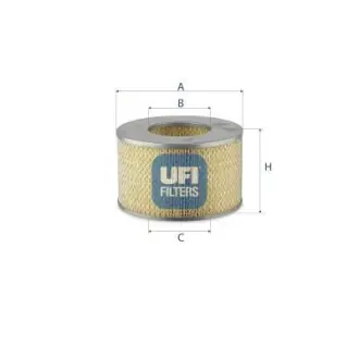 Повітряний фільтр UFI 2709700