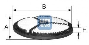 Воздушный фильтр ufi 27.274.00