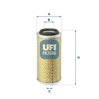 Воздушный фильтр ufi 27.801.00