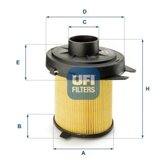 Повітряний фільтр ufi 2784502