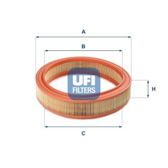 Повітряний фільтр ufi 3003801 на Фольксваген Кадди 2