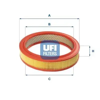 Воздушный фильтр UFI 30.802.01