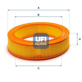 Повітряний фільтр ufi 3087100