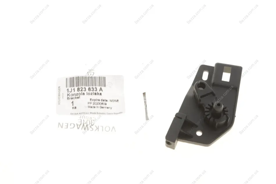 Кронштейн кріплення ричага приводу замка капоту Skoda Fabia/Octavia/SuperB 08-/Yeti 10- VAG 1J1 823 633A (фото 1)