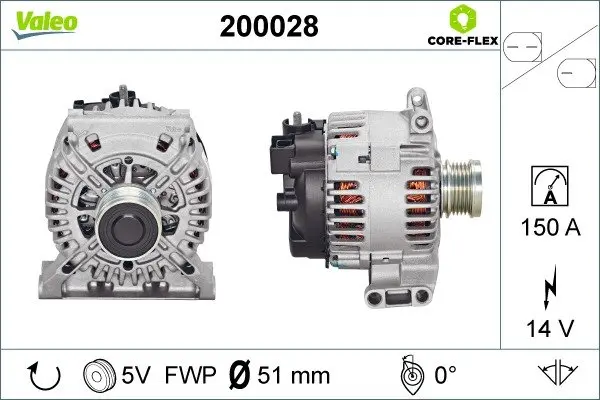 Генератор valeo phc 200028