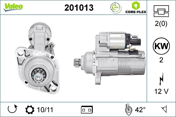 VALEO VW Стартер Golf, Passat, T5, Touran, Skoda, Seat, Audi valeo phc 201013