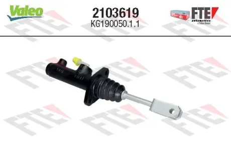 VALEO DB циліндр зчеплення 207-410;BМ601/602/611 Valeo phc 2103619