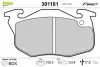 Передние тормозные колодки valeo phc ""301181"
