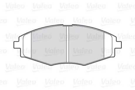 Передні тормозні (гальмівні) колодки valeo phc 301316 Chevrolet Ланос