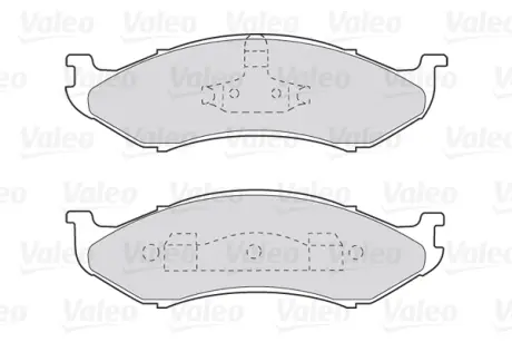 Передние тормозные колодки valeo phc 301491 Jeep Cherokee