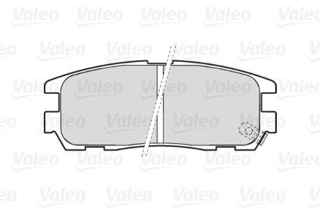 Задние тормозные колодки valeo phc 301507