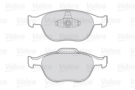 Передние тормозные колодки valeo phc 301639