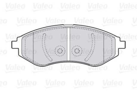 Передні тормозні (гальмівні) колодки valeo phc 301644