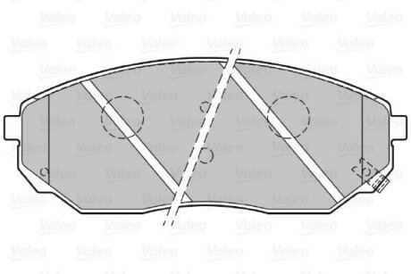 Передние тормозные колодки valeo phc 301654