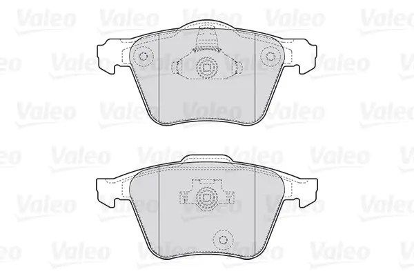 Передние тормозные колодки valeo phc 301657