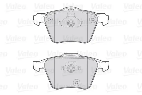 Передні тормозні (гальмівні) колодки valeo phc 301657 Вольво Xc90