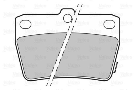 Задние тормозные колодки valeo phc 301673
