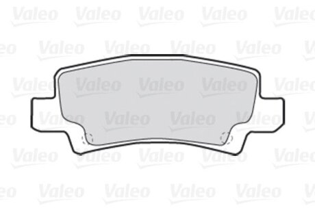 Задние тормозные колодки valeo phc 301680