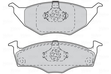 Передние тормозные колодки valeo phc 301735