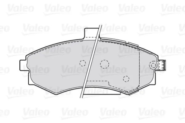 Передние тормозные колодки valeo phc 301781