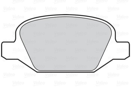 Задние тормозные колодки valeo phc 302024