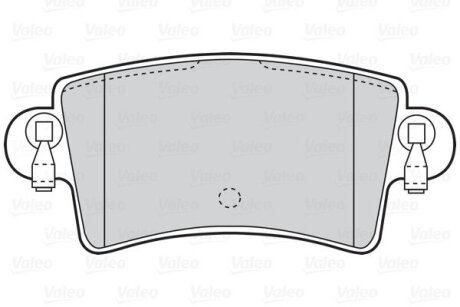 Задние тормозные колодки valeo phc 302034