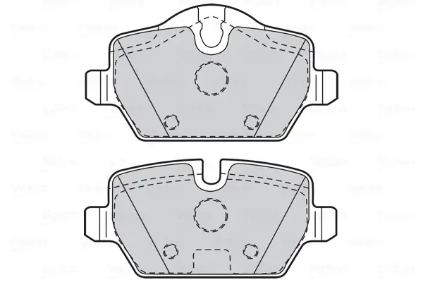 Гальмівні колодки First BMW 1/3 ""R ""04-13 Valeo phc 302051 (фото 1)