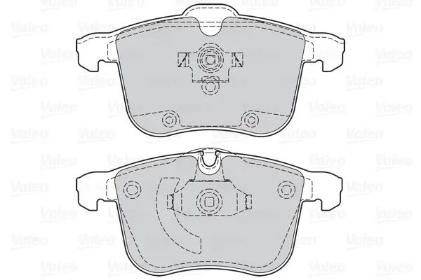 Передні тормозні (гальмівні) колодки Valeo phc 302064 (фото 1)