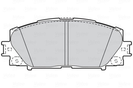 Передние тормозные колодки valeo phc 302076