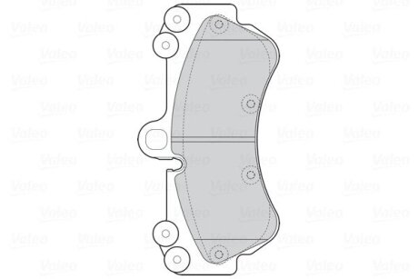 Передние тормозные колодки valeo phc 302287