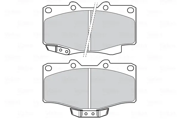 Передние тормозные колодки valeo phc 302331