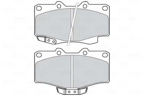 Передні тормозні (гальмівні) колодки Valeo phc 302331
