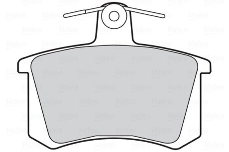 Задние тормозные колодки valeo phc 302340