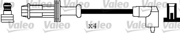 VALEO CITROEN дроти високої напруги 4шт 1,0-1,4: AX, ZX, Saxo, Xsara PEUGEOT 106/205/306/Partner Valeo phc 346299 (фото 1)