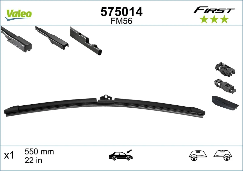 Щітка склоочисника valeo phc 575014
