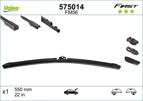 Щітка склоочисника valeo phc 575014