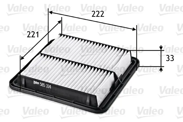Фільтр повітряний SUBARU Forester/Impreza/Legacy/Levorg/Outback/Tribeca/WRX/XV ""1,5-3,6 ""03>> Valeo phc 585334 (фото 1)