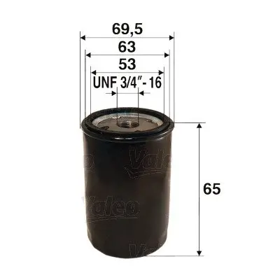 Масляный фильтр valeo phc ""586054"