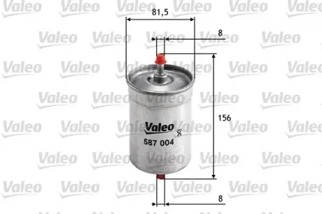 Фільтр паливний ALFA ROMEO/ALPINA/ALPINE/BERTONE/BMW 75/B3/V6/Freeclimber/3 ""1,6-3,4 ""71-06 Valeo phc ""587004"