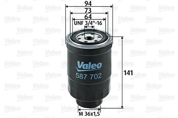 Фільтр паливний CARBODIES/FORD/LDV/LTI/NISSAN FX/Maverick/CUB/TX/Almera ""1,7-4,0 ""81>> valeo phc ""587702"