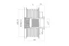VALEO SSangYong Шків генератора KORANDO, ACTYON 10- valeo phc 588440